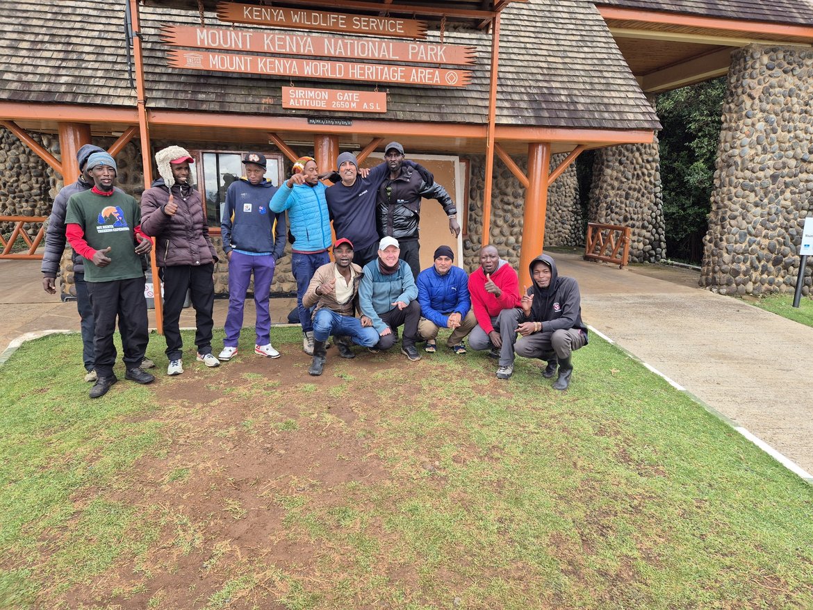 Departure from Nairobi to Mountkenya region-Sirimon route